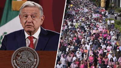 El mandatario aseguró que los políticos que acudieron a la marcha han participado en fraudes electorales