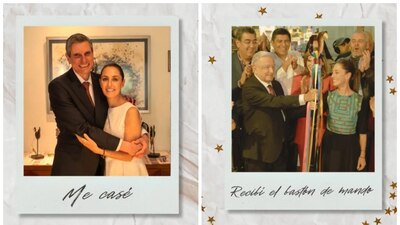 La aspirante presidencial compartió comentos familiares y políticos