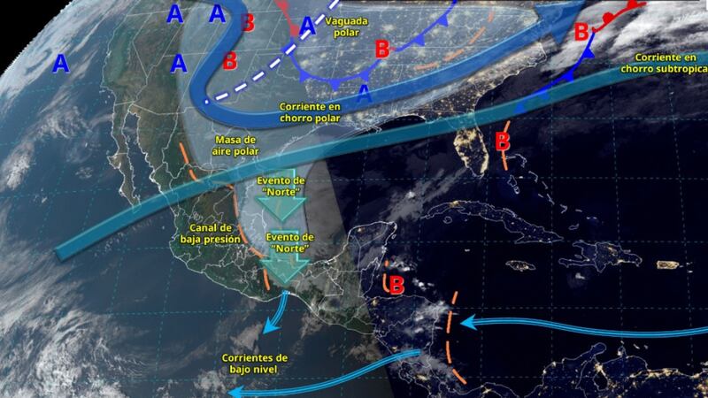 ¡Se espera caída de nieve! Así estará el clima este viernes 24 de enero