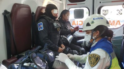Fue trasladada a un hospital y se le da seguimiento a su atención