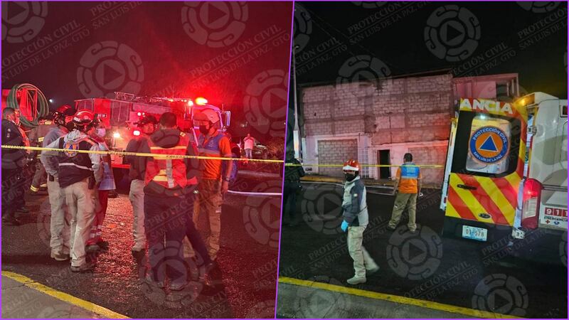 Mueren 12 personas dentro de un anexo, tras incendio en Guanajuato