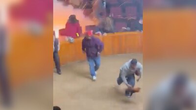 Alguien lanzó una granada en el evento