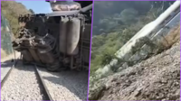 VIDEO: Sobreviviente narra su experiencia en el descarrilamiento del tren Interoceánico en Oaxaca