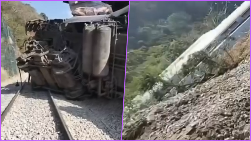 VIDEO: Sobreviviente narra su experiencia en el descarrilamiento del tren Interoceánico en Oaxaca