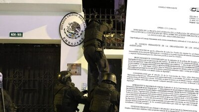 El viernes pasado, la policía de Ecuador irrumpió en la Embajada mexicana en Quito