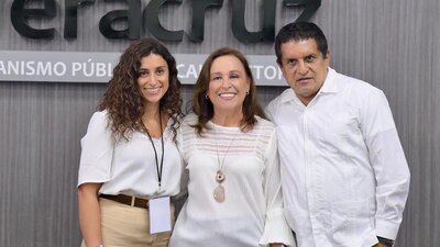Nahle García se convierte en la primera mujer en llegar al puesto de gobernadora en el estado de Veracruz