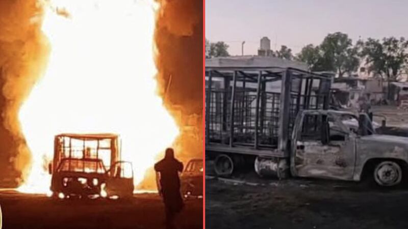 Explosión en toma clandestina de Pemex provoca incendio en Teoloyucan, Edomex