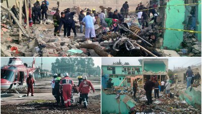 Según reportes de los cuerpos de emergencia, la explosión fue debido a una acumulación de gas