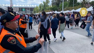 Hubo un operativo de los elementos de seguridad