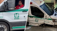 IMSS separa de su cargo a conductor de ambulancia que chocó y atropelló a joven en Azcapotzalco