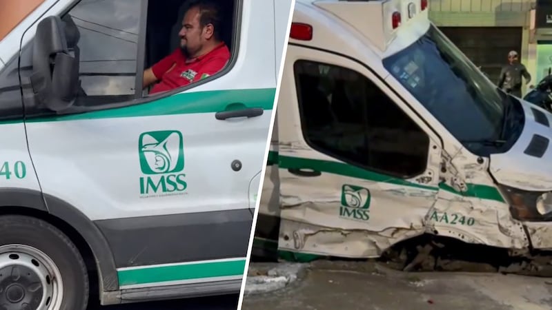 IMSS separa de su cargo a conductor de ambulancia que chocó y atropelló a joven en Azcapotzalco