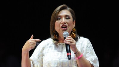 La abanderada de la oposición lamentó el actuar de la policía