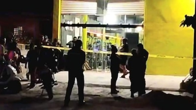 Fue acordonado por policías municipales.