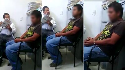 Feminicida. Juan Carlos "N" explica durante el video por qué odia a las mujeres