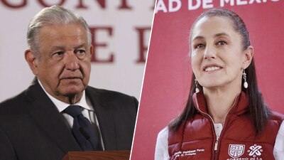 AMLO reconoció la labor de Sheinbaum para atender a las víctimas del siniestro