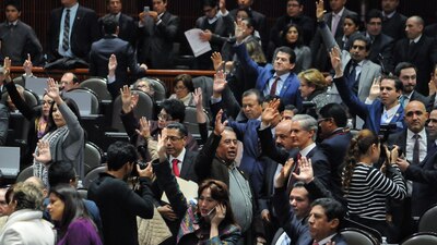 Los legisladores se unieron al INE, al Senado y al Gobierno Federal en este tipo de medidas