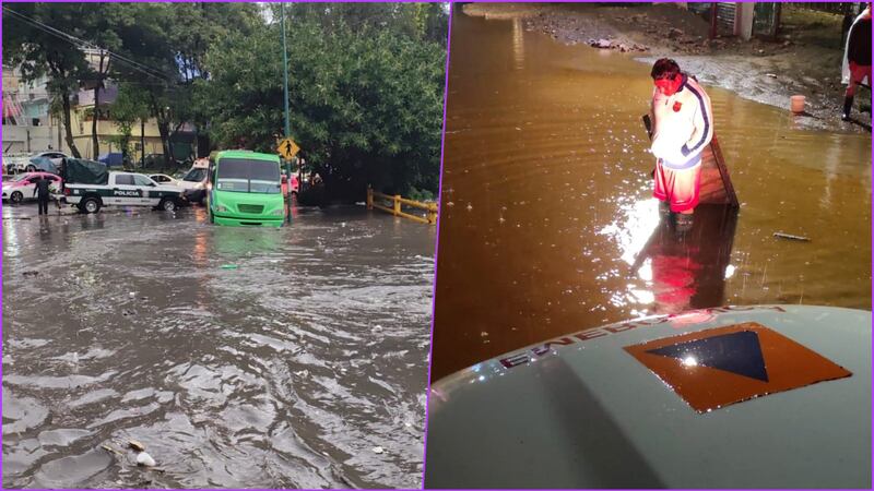 GALERÍA: ÁO y Cuajimalpa quedan bajo el agua tras lluvias fuertes y activación de Alerta Púrpura