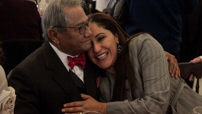 Armando Manzanero y su esposa Laura Elena Villa