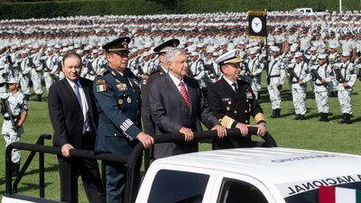 AMLO encabezó el "Despliegue por la paz: Ceremonia oficial de inauguración de la Guardia Nacional"