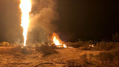 Autoridades de Hidalgo difundieron esta foto tomada en San Agustín Tlaxiaca