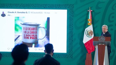 El presidente solicitó en un carta diplomática a EU explique el financiamiento que recibe Mexicanos Contra la Corrupción