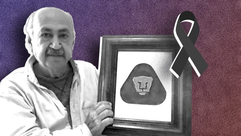 Muere el ‘Pajarito’ Andrade, creador del escudo de los Pumas, identidad deportiva de la UNAM