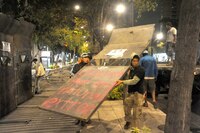 Blindan el Senado con vallas, previo a la toma de protesta del nuevo Poder Judicial