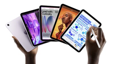 La tableta mide 8.3 pulgadas y cuenta con tecnología TrueTone