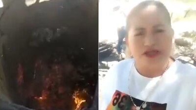 Ceci Flores ya había reportado este pozo el pasado 22 de agosto