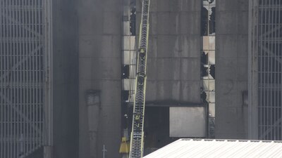 El incendio afectó el centro de control 1 del Servicio de Transporte Colectivo