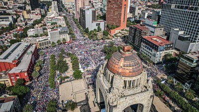 Asisten 80 mil personas a la rendición de cuentas como jefa de Gobierno