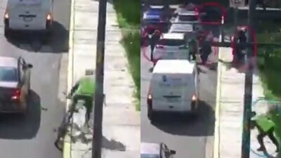 Se percato del robo, disparó en contra de los ladrones y logró ahuyentarlos