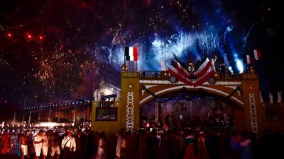 Festejos por la consumación de la Independencia.