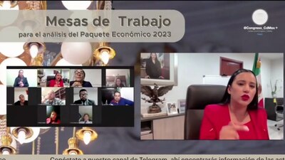 La alcaldesa abandonó la sesión solemne con diputados de la CDMX