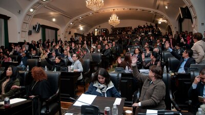 Los constituyentes sesionaron durante la madrugada de este 29 de enero