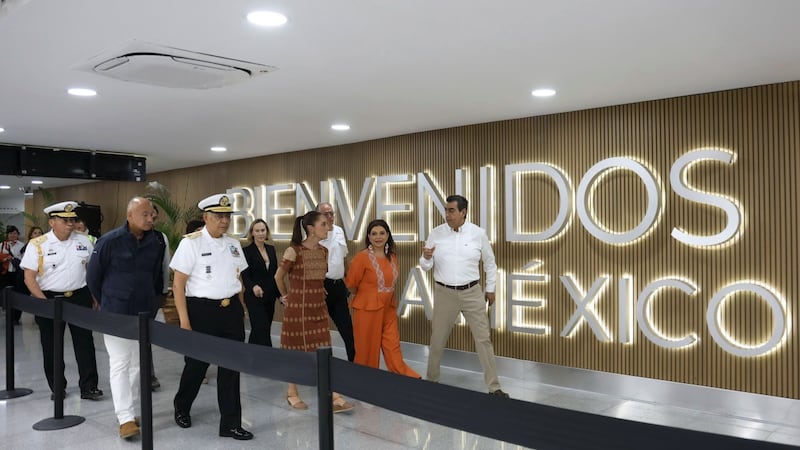 “Misión cumplida”: Sheinbaum inaugura la primera fase de remodelación del AICM