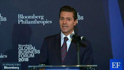 El presidente participó en el Global Business Forum 2018 de Bloomberg