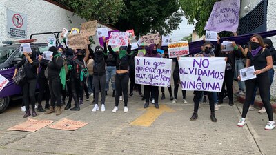 Colectivas de mujeres marcharon para exigir justicia en feminicidios, desapariciones y violaciones