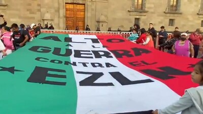 También exigieron justicia por el padre Marcelo Pérez, asesinado el 20 de octubre