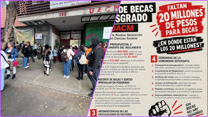 Estudiantes toman la UACM por presuntas irregularidades en becas; denuncian falta de transparencia