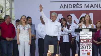 El candidato de Morena prometió, en caso de ganar, no estar siempre en la CDMX sino recorrer el país