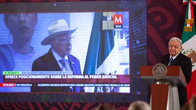 Consideró que Ken Salazar y Graeme C. Clark no deben opinar sobre la reforma al Poder Judicial