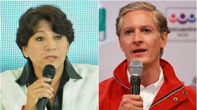Delfina Gómez y Alfredo del Mazo encabezan el conteo del PREP del Edomex