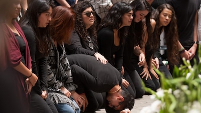 Familiares y amigos despidieron a Norberto Ronquillo en la Unviersidad del Pedregal