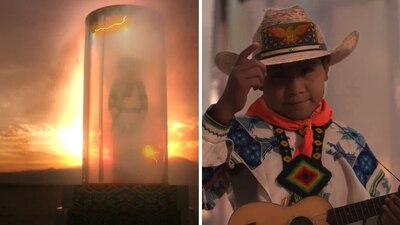 Yuawi es llevado por una nave extraterrestre y posteriormente