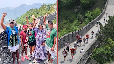Atletas indígenas mexicanos conquistan la Gran Muralla China y ganan cinco medallas