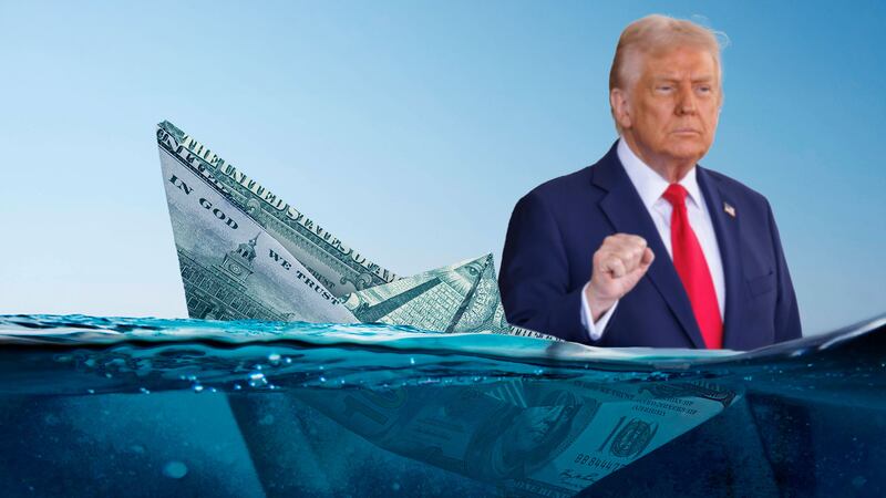 Trump está hundiendo al dólar
