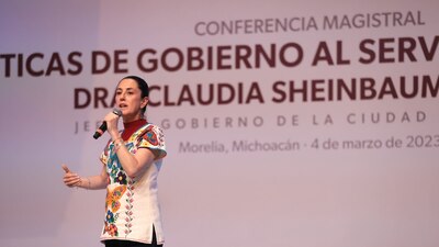 Recibió un 'jalón' de orejas por un mitin celebrado en Morelia, Michoacán, el 28 de octubre de 2022