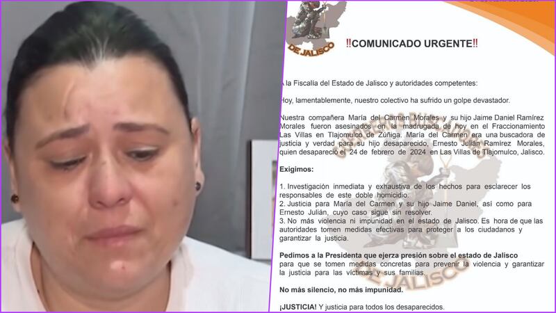 Asesinan a madre buscadora y a su hijo en Tlajomulco, Jalisco