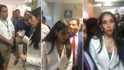 Todo inició cuando los guardias no quisieron dejarla pasar
